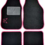 TAPPETO ROSA IN MOQUETTE - BUTTERFLY